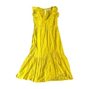 Twelve Twelve Anthropologie Golden Textured Midi Dress